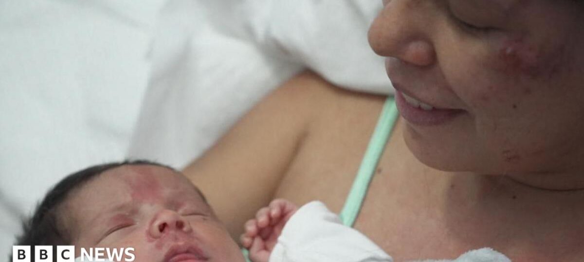 Mum of newborn rescued from Venezuela rubble says baby motivated her to stay alive