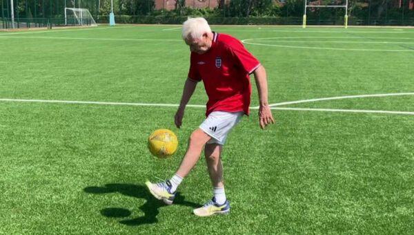 England over-75s in training ahead of 1966 rematch