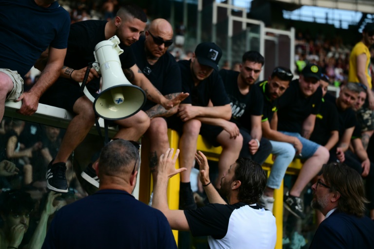 Juve, Torino fans given 10-match away ban after derby trouble: media