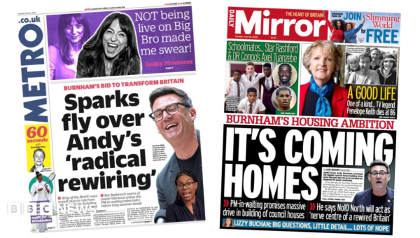 Andy’s ‘radical rewiring’ and ‘it’s coming homes’