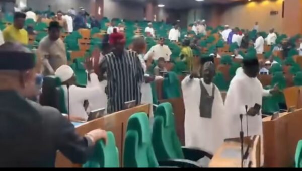 BREAKING: G-60 lawmakers protest in House of Reps over minority leadership [VIDEO]
