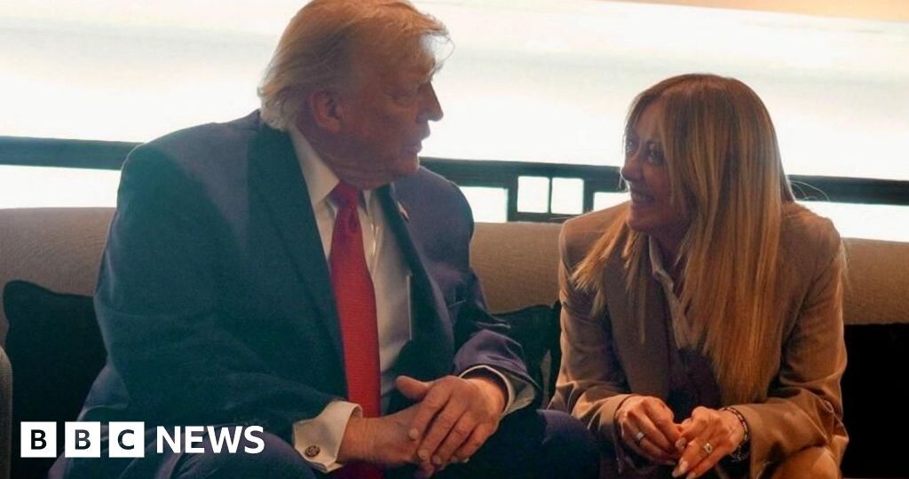 Trump hits out at Italy's Meloni after pushback on G7 photo claim