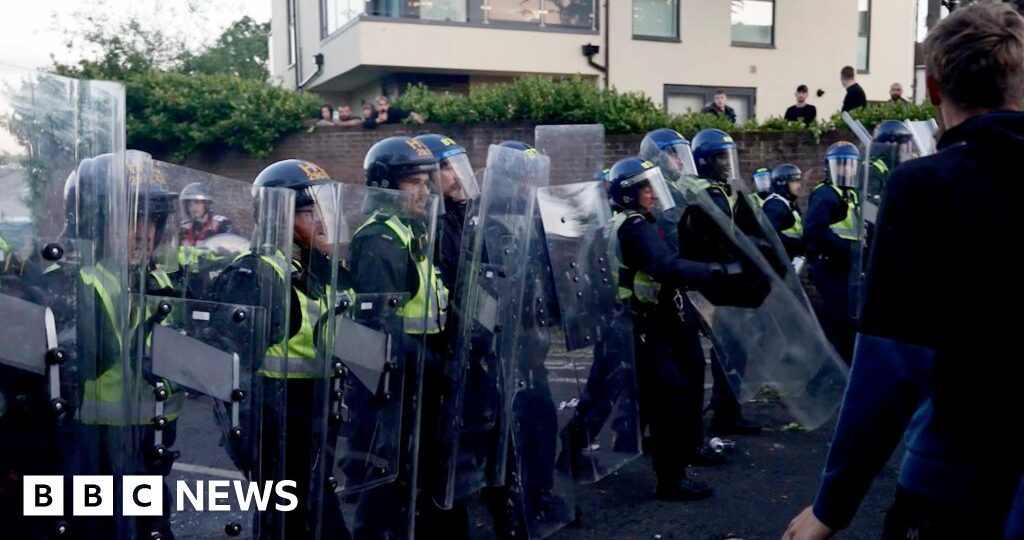 Six charged with violent disorder after Nowak protest