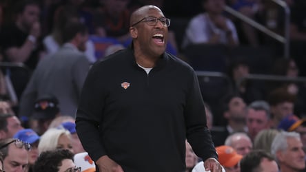 Knicks' Mike Brown criticizes refs over free throw discrepancy in second-half of Game 3 loss