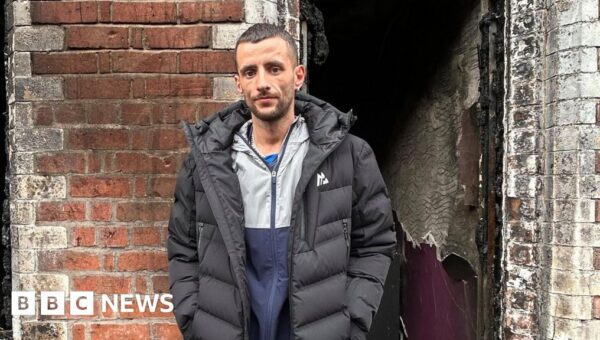‘I’ll never get over watching my home burn’: Belfast residents reel after night of unrest