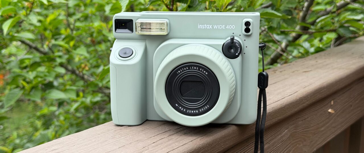 The Instax Wide 400 builds on instant photography’s simplicity and stretches it, literally