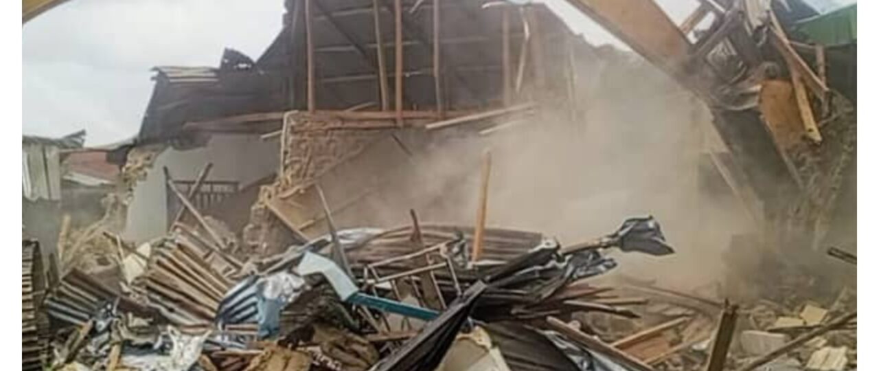 BREAKING: Oyo demolishes kidnappers’ hideout in Ibadan