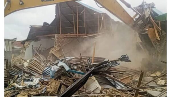 BREAKING: Oyo demolishes kidnappers’ hideout in Ibadan