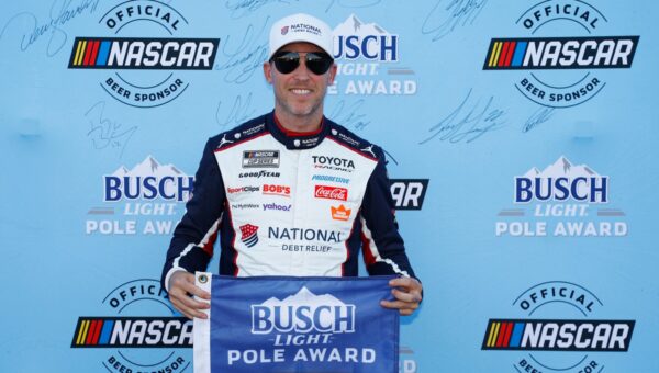 NASCAR Cup Michigan starting lineup: Denny Hamlin snags pole from Carson Hocevar