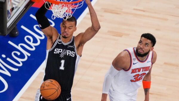 NBA finals: Wembanyama silences Garden’s party as Spurs beat Knicks in Game 3