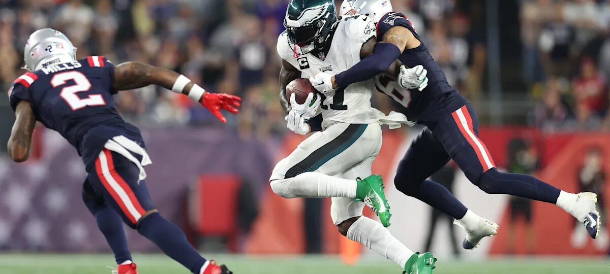 A.J. Brown shares childhood Patriots photos after trade to New England