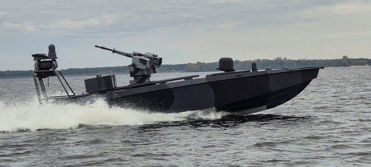 A Ukrainian naval drone blew up in a NATO port after Russian electronic warfare pushed it off course