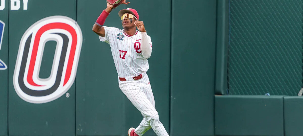 Oklahoma's Dasan Harris saves College World Series run with laser to third