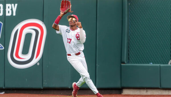 Oklahoma's Dasan Harris saves College World Series run with laser to third