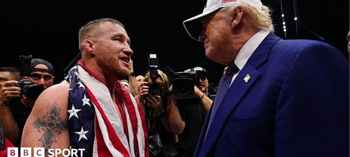 US star Gaethje wins at Trump's UFC White House show