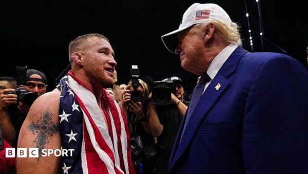 US star Gaethje wins at Trump’s UFC White House show
