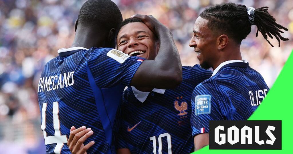 Mbappe scores twice as France beat Sweden