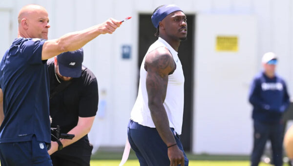 First look at A.J. Brown in full Patriots uniform