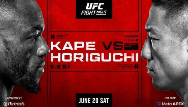 LIVE UFC Fight Night: Kape vs. Horiguchi Results & Highlights
