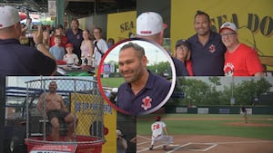 Lowell Spinners host Johnny Damon celebration