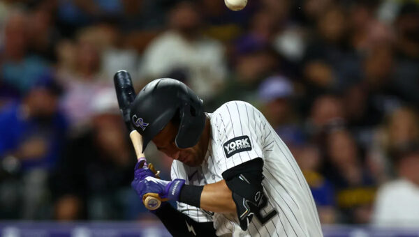 Tyler Freeman exits Rockies-Brewers game after being hit in head