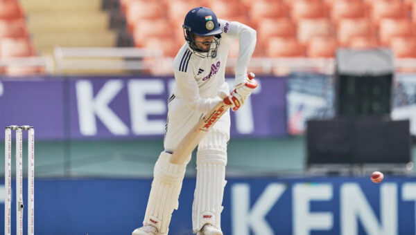 Afghanistan strikes with 3 quick wickets, but India stays on top at 475-6 on Day 2
