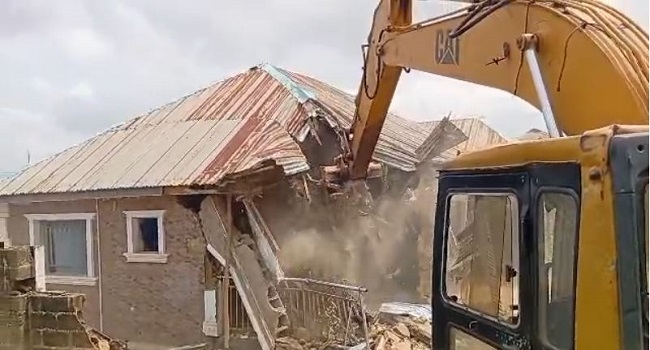 Oyo Govt Destroys Building Used As Hideout By Adelabu’s Sister’s Kidnappers