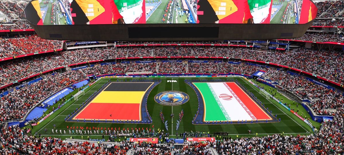 Iran national anthem loudly booed again at World Cup before Belgium game