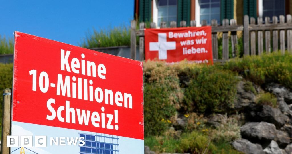 Swiss voters reject 10 million population cap, early projections say