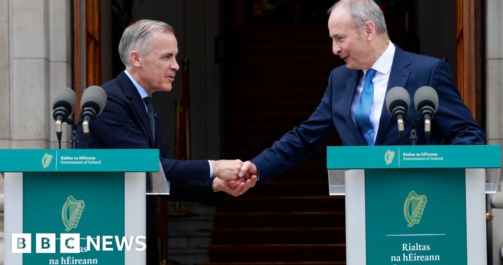 Canadian Prime Minister Mark Carney 'back home' on two-day visit to Ireland
