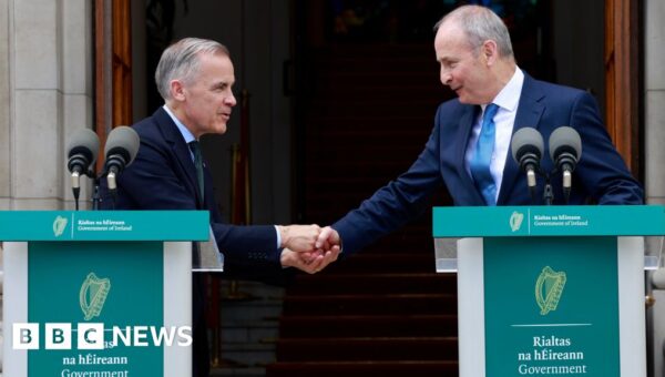 Canadian Prime Minister Mark Carney ‘back home’ on two-day visit to Ireland