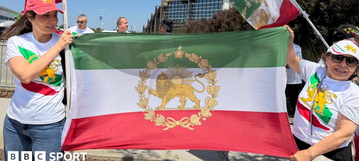 The flag Iranians are not allowed to wave at the World Cup