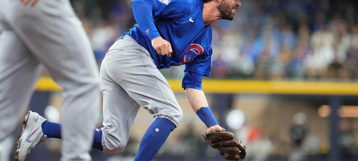 Dansby Swanson pulled off incredible deke on Jackson Chourio in Cubs-Brewers