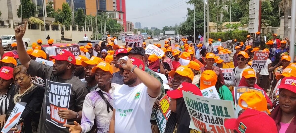2027: ‘Justice Lifu must go protest’ rocks Abuja [PHOTOS]