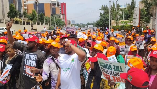 2027: ‘Justice Lifu must go protest’ rocks Abuja [PHOTOS]