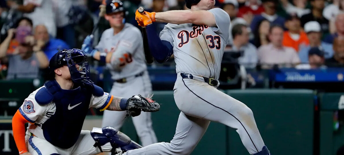 Tigers scratch Colt Keith from lineup with sore wrist against Astros, a day after he hit 3 homers