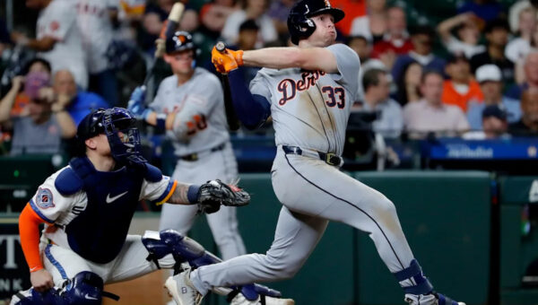 Tigers scratch Colt Keith from lineup with sore wrist against Astros, a day after he hit 3 homers