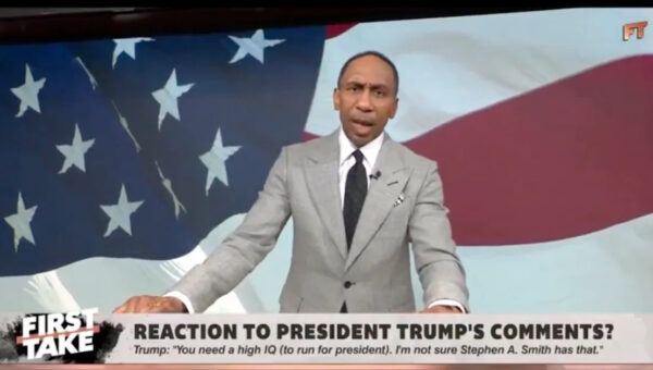 Stephen A. Smith uses ‘First Take’ airtime to taunt Donald Trump over ‘IQ’ jab