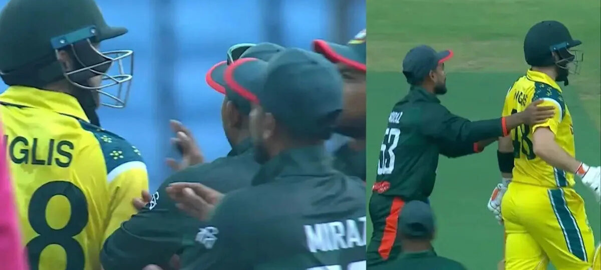 Heated moment! Nahid Rana angers Josh Inglis with fiery send-off during BAN vs AUS 1st ODI - Watch