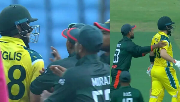 Heated moment! Nahid Rana angers Josh Inglis with fiery send-off during BAN vs AUS 1st ODI – Watch