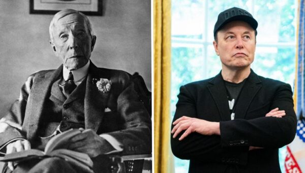 See how Elon Musk’s fortune compares with the richest Americans in history