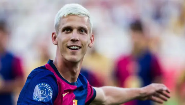 Transfer: Barcelona’s Dani Olmo responds to Arsenal links