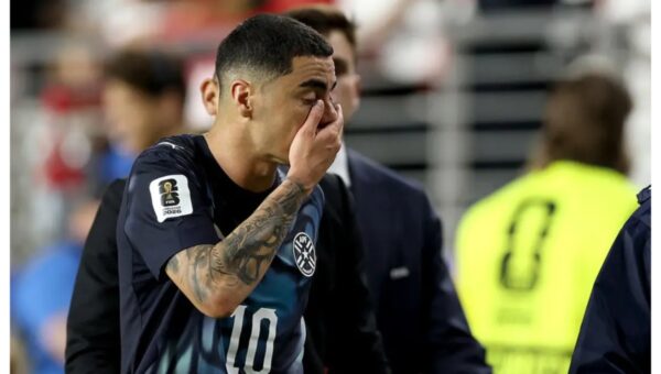 World Cup 2026: Almiron becomes first player to receive red card for covering his mouth