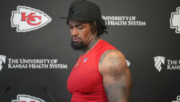 Chiefs left tackle Josh Simmons is growing ahead of Year 2