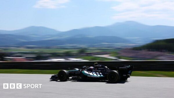 Antonelli leads Russell in Austrian first practice