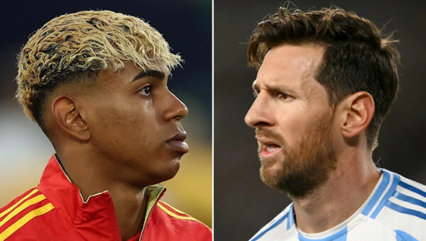 ‘Everything happens for a reason’ – Spain boss has theory on photo of Lionel Messi and baby Lamine Yamal