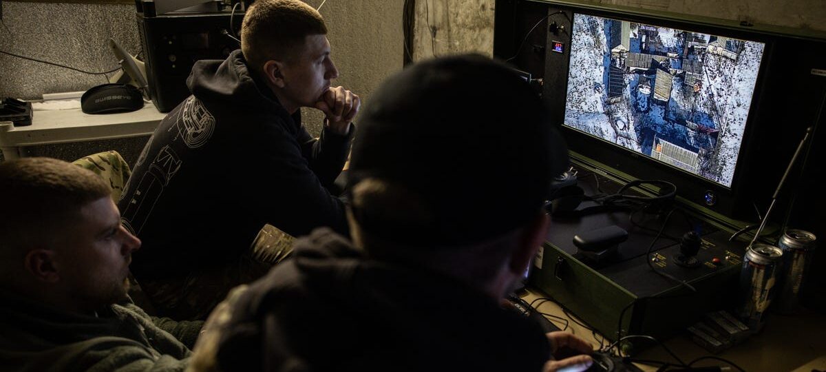 The front-line drone 'kill zone' is widening, up to 50 km in some areas. Officials say 'it's a dead zone.'