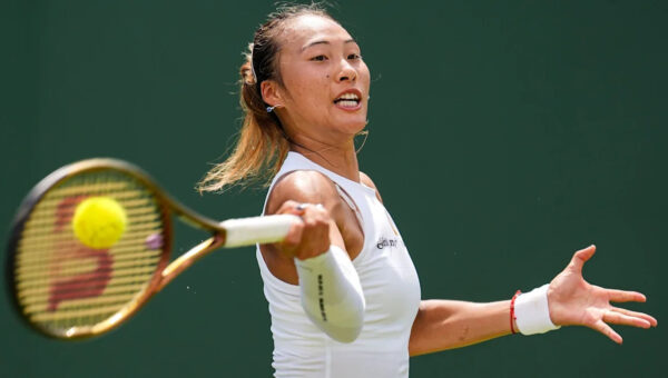 Watch Queen’s: Olympic champion Zheng delayed by rain