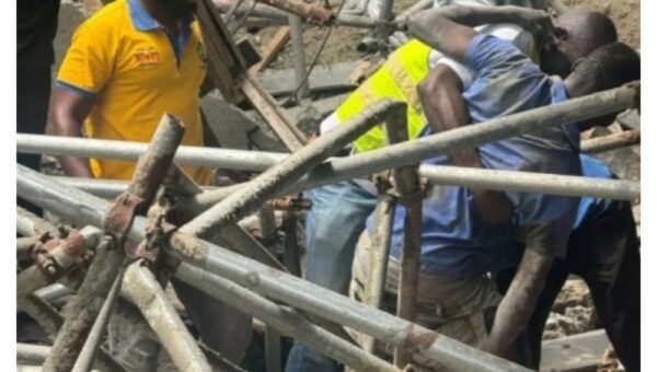 One dead, one missing as three-storey building collapses in Lagos