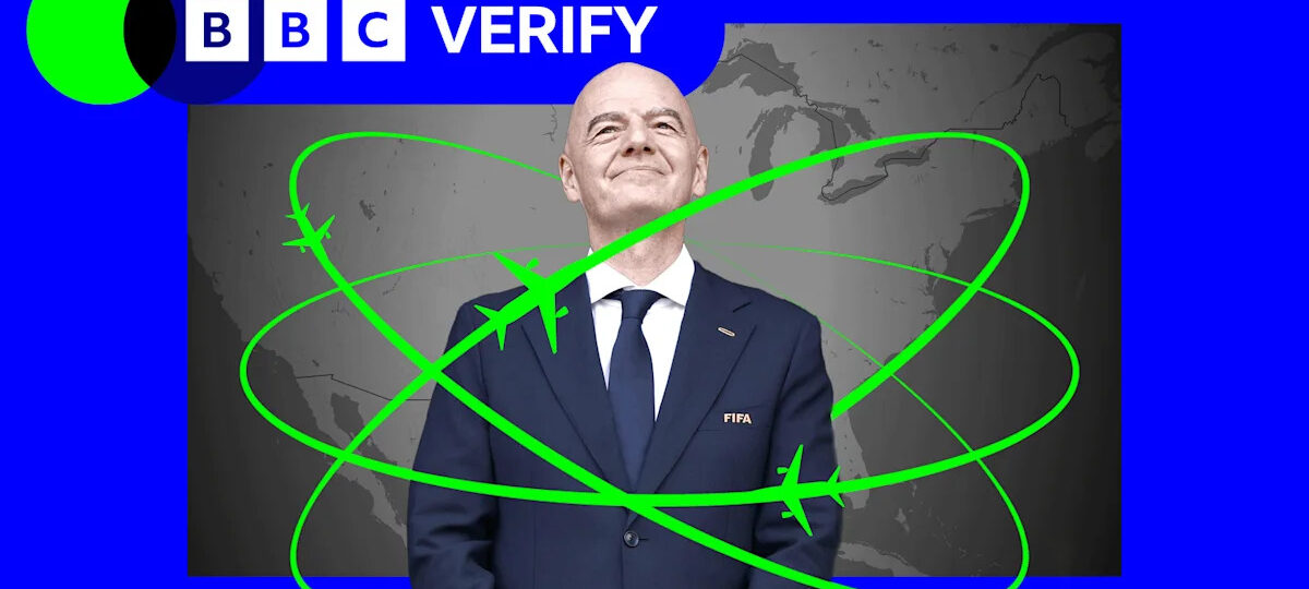 27 flights, 24 matches: How Fifa’s president is jetting around World Cup